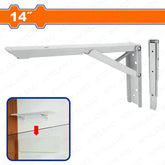 Wadfow by Winland 8inch-14inch Folding Shelf Bracket Thickness: 1.4mm Used As Support for Shelves